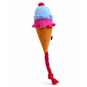 Ice Cream Doggo Plush + Rope Toy | Pawgy Pets
