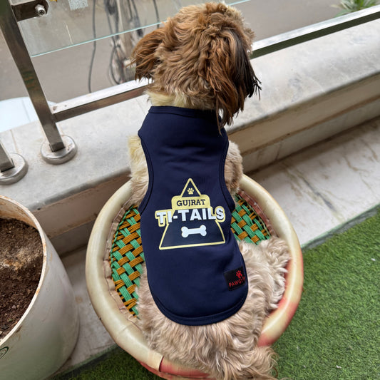 Pawgy Pets Gujarat Ti-Tails T-shirt for Dogs and Cats