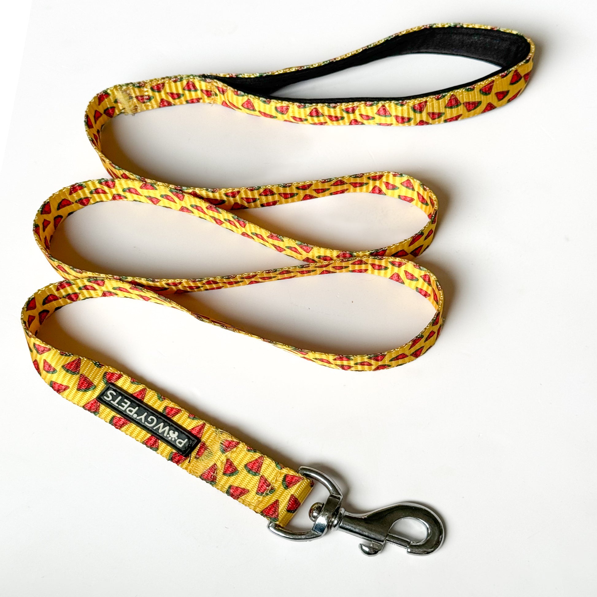 Pawgy Pets Premium Leash: Watermelon Yellow for Dogs and Cats