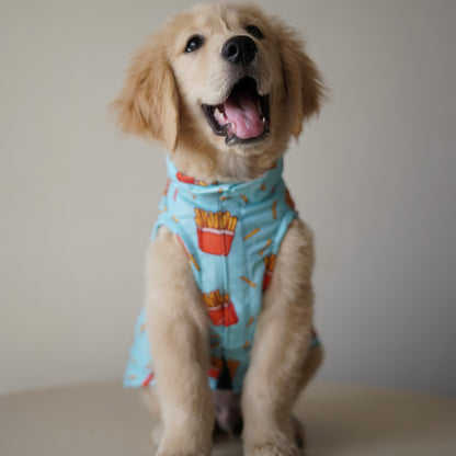 Fries Over Guys Sando | Blue | For Dogs | Pawgy Pets