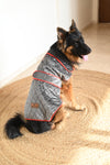 Grey & Black Reversible Quilted Jacket | For Dogs & Cats | Pawgy Pets