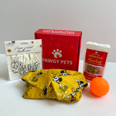Pawgy Pets Birthday Box Gold for dogs