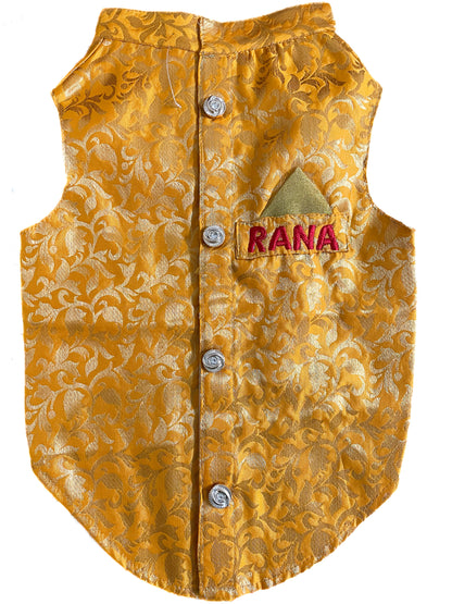 Pawgy Pets Personalised Sherwani for Dogs & Cats
