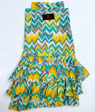 Pawgy Pets Zig-Zag Dress Green for Dogs