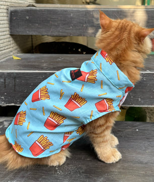 Pawgy Pets Fries over guys Sando (Cat)