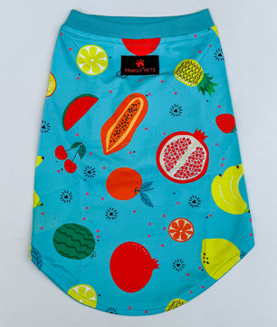 Pawgy Pets T-shirt Fruitylicious Blue for Dogs & Cats