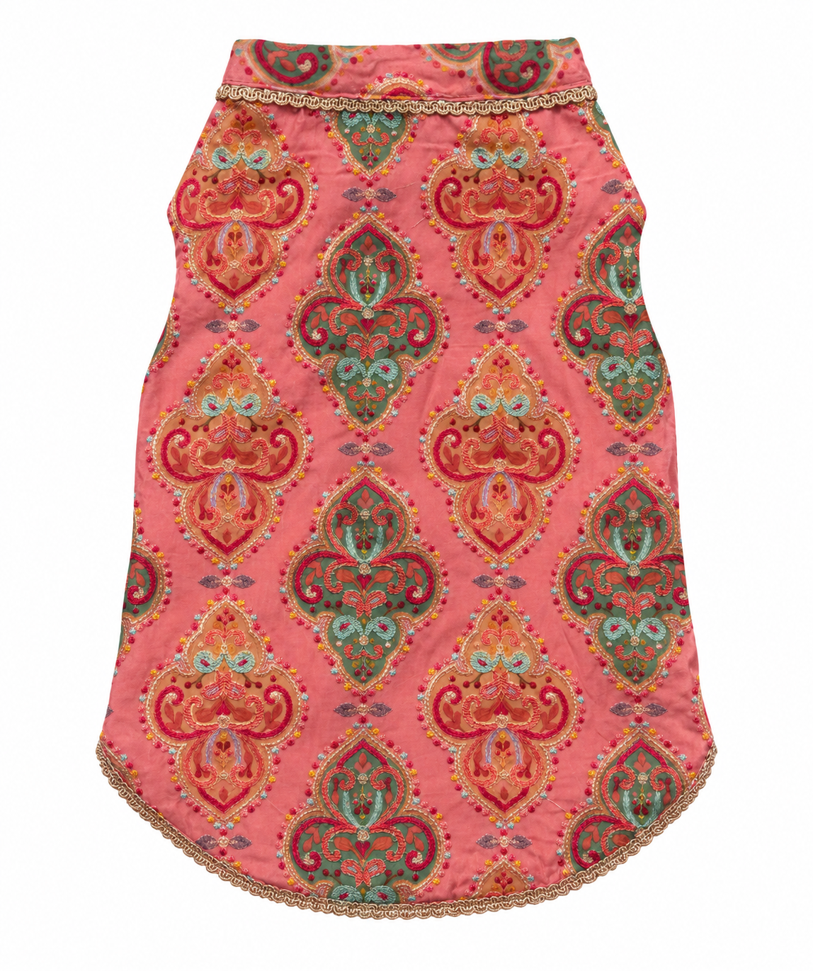 Peach Embroidered Kurta | Luxe Collection | Pawgy Pets