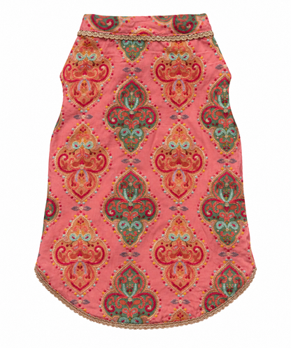 Peach Embroidered Kurta | Luxe Collection | Pawgy Pets