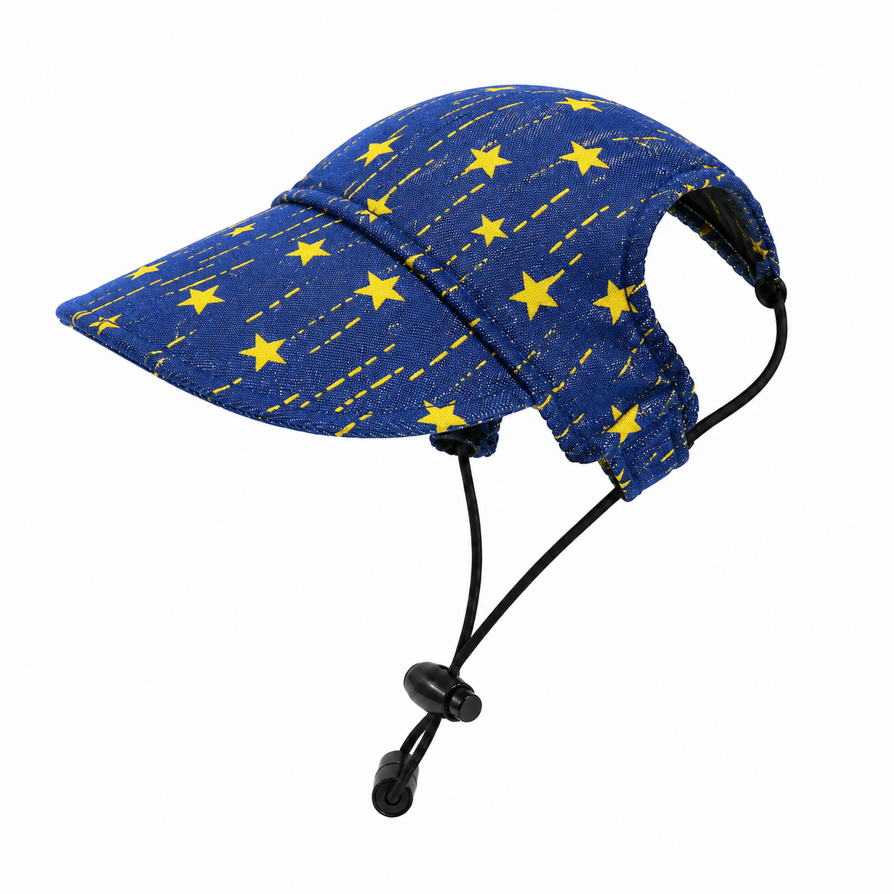 Denim Yellow Star Cap | For Dogs | Pawgy Pets
