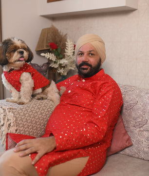 Gul Kurta for Men + Doggo Kurta