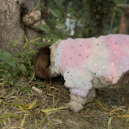 Heart Pastel Rainbow Fur Sweater | For Dogs & Cats | Pawgy Pets