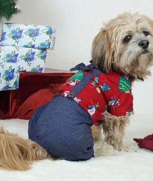 Pawgy Pets Four-Legged Dungaree