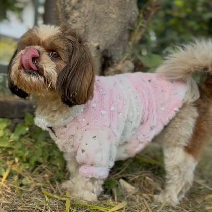 Heart Pastel Rainbow Fur Sweater | For Dogs & Cats | Pawgy Pets
