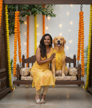 Noor Kurti for Women + Doggo Kurta