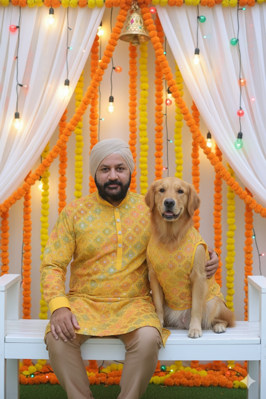 Noor Kurta for Men + Doggo Kurta