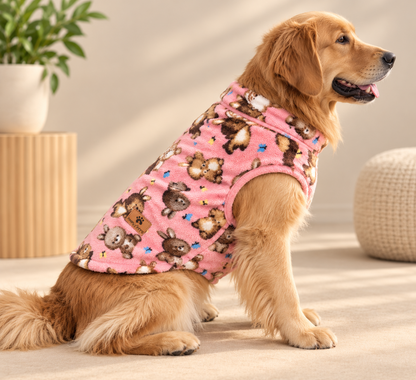 Bunny Peach Fur Sweater | For Dogs & Cats | Pawgy Pets