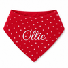 Red Star Bandana | Personalised for Dogs | Pawgy Pets