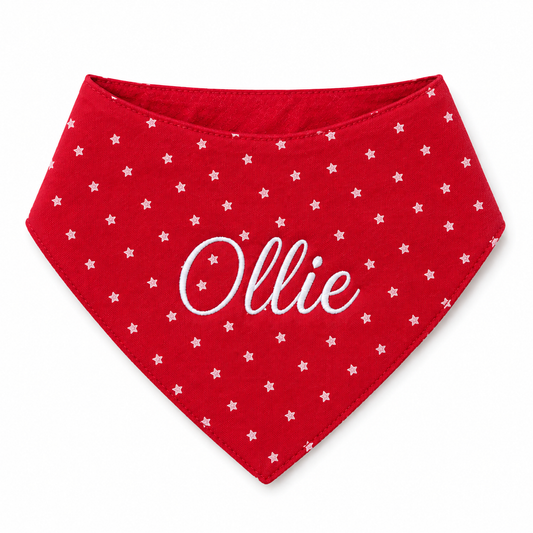 Red Star Bandana | Personalised for Dogs | Pawgy Pets
