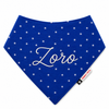 Royal Blue Star Bandana | Personalised for Dogs | Pawgy Pets