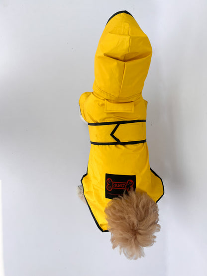 Yellow Taxi Raincoat | For Dogs | Pawgy Pets