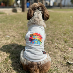 Pawgy Pets “Give me a Paw let’s play Holi” T-shirt for Dogs and Cats