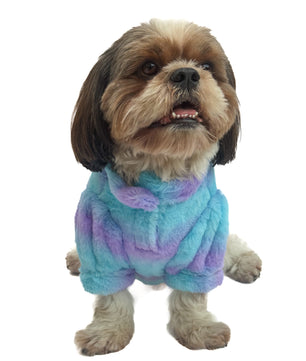 Pawgy Pets Fur sweater: Blue & Purple for Dogs & Cats
