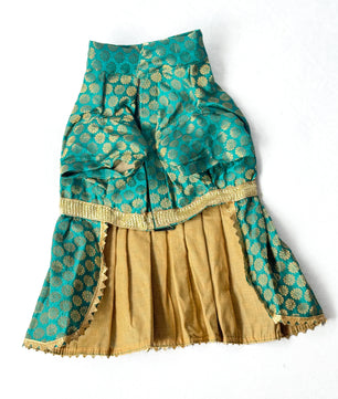 Pawgy Pets Occasion wear Dress Teal for Dogs