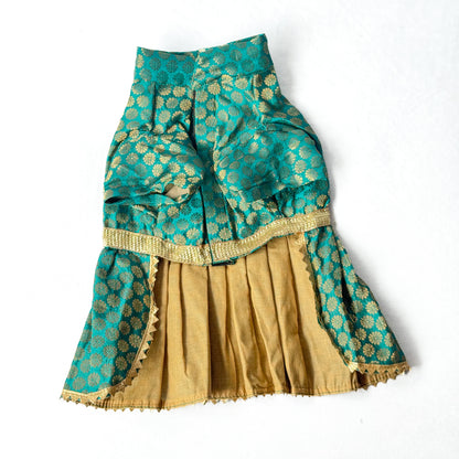 Teal Occasion Wear Dress | For Dogs | Pawgy Pets