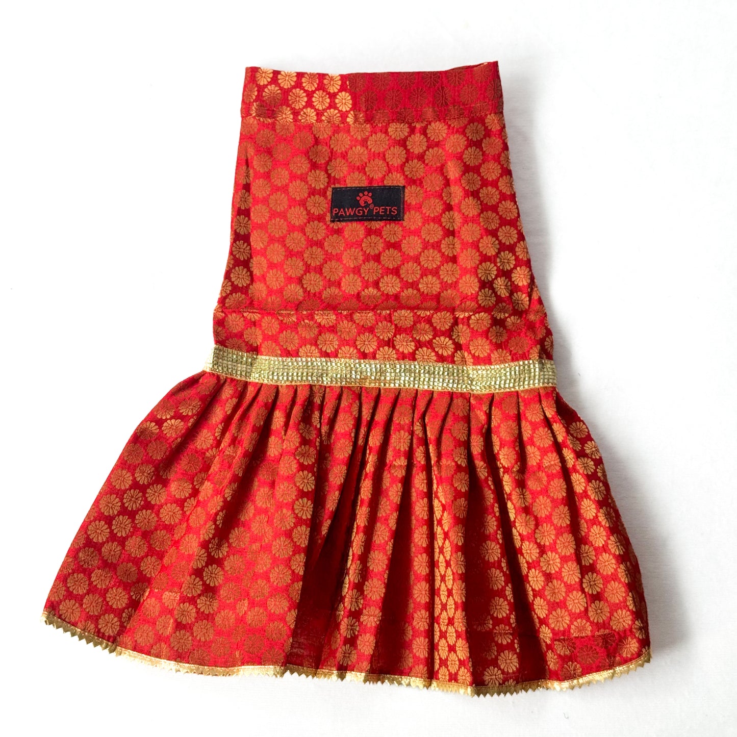 Red Occasion Wear Dress | For Dogs | Pawgy Pets