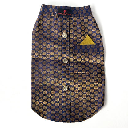 Navy Blue Sherwani | For Dogs | Pawgy Pets