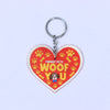 Woof You keychain