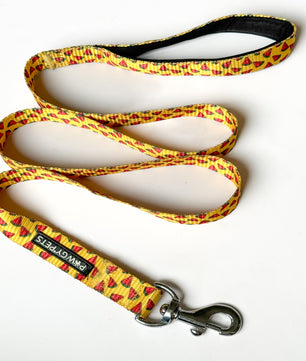 Pawgy Pets H- Harness & Leash Combo: Yellow Watermelon for Dogs and Cats