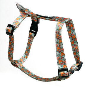 Pawgy Pets H- Harness & Leash Combo: Mickey Pastel Green for Dogs and Cats