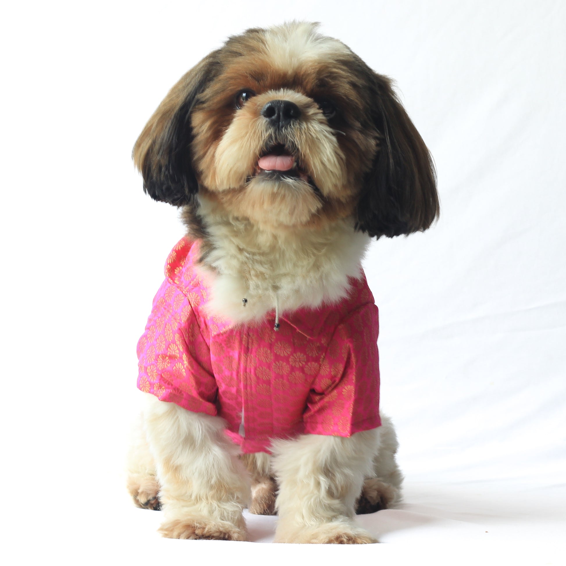 Pawgy Pets Occasion wear shirt Pink for Dogs