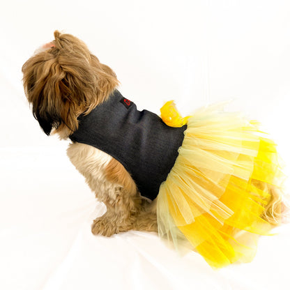 Denim Frill Dress | For Dogs | Pawgy Pets