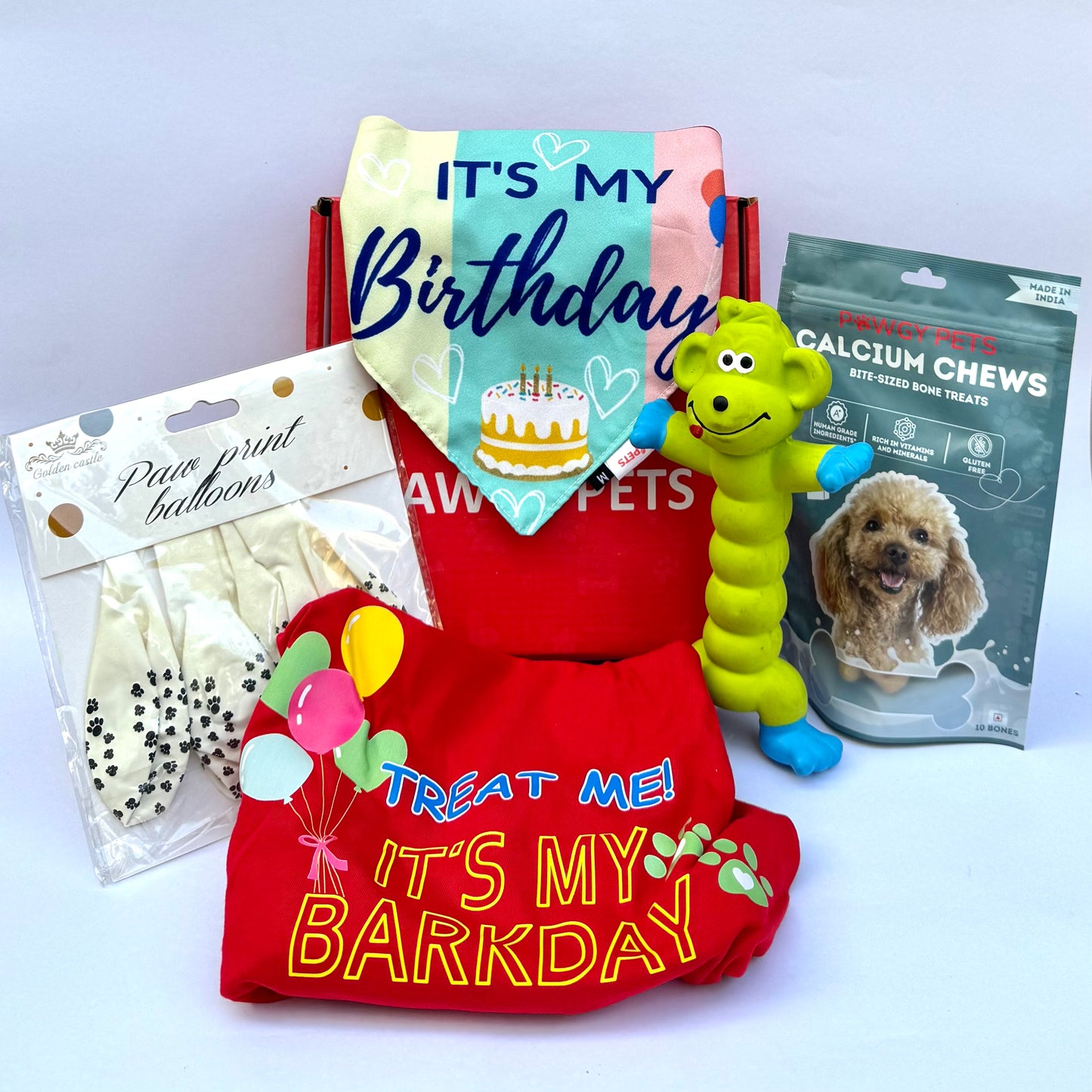 Pawgy Pets Birthday Box Luxe for Dogs & Cats