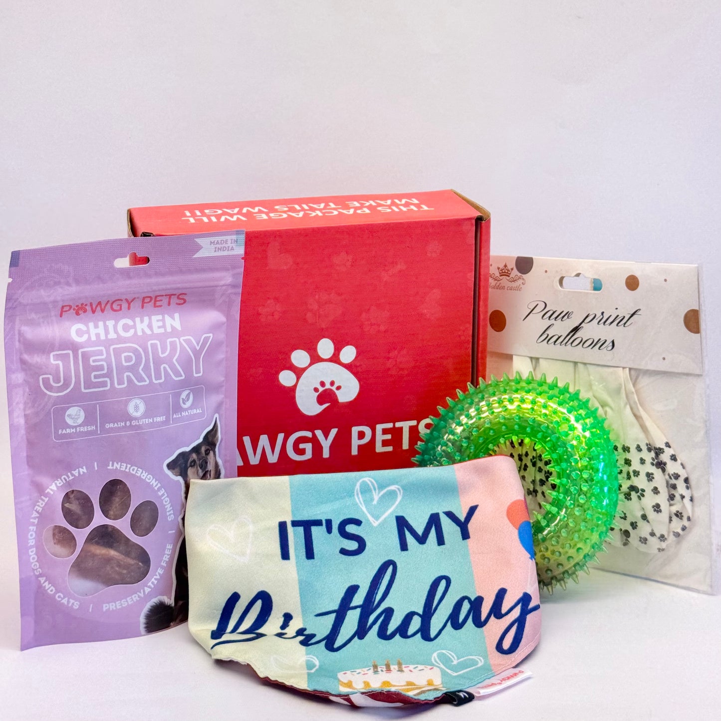 Pawgy Pets Birthday Box  for Dogs & Cats