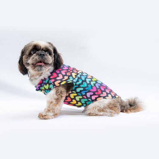 Pawgy Pets Multi heart Sando for Dogs