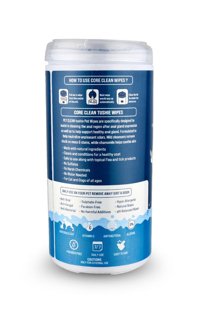 Pet Clean Pet Tushie Wipes – Pawgy Pets