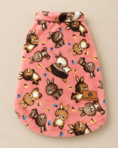Bunny Peach Fur Sweater | For Dogs & Cats | Pawgy Pets
