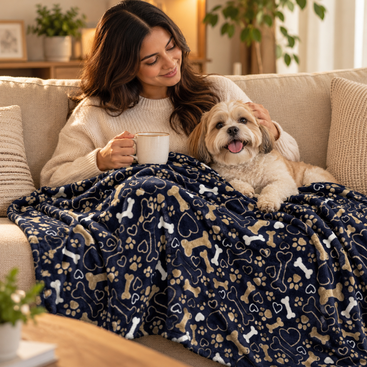 Midnight Snuggle Blanket | For Pet & Pet Parents | Pawgy Pets