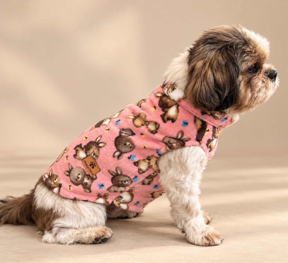 Bunny Peach Fur Sweater | For Dogs & Cats | Pawgy Pets