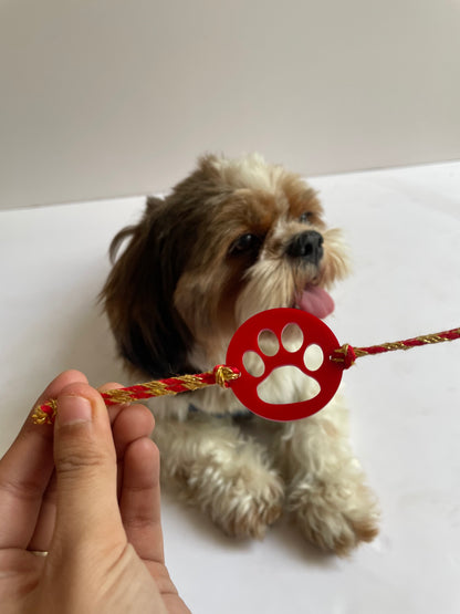 Dog Rakhi Red Paw