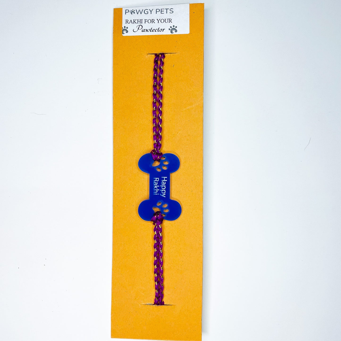 Dog Rakhi Bone Blue