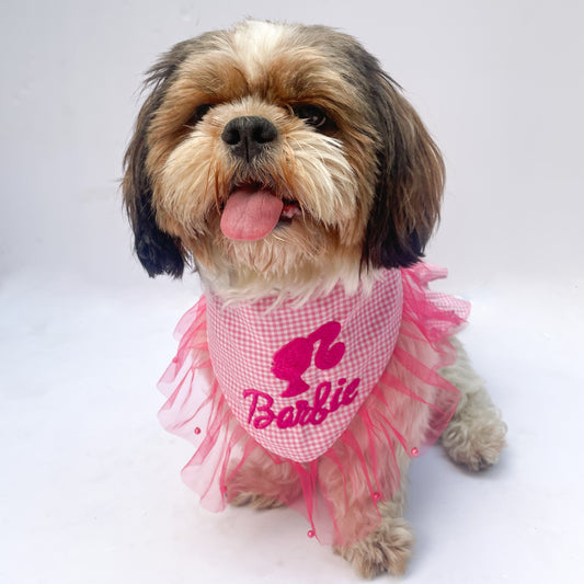 Pawgy Pets Limited Barbie Edition: I'm a barbie girl Bandana for Dogs & Cats