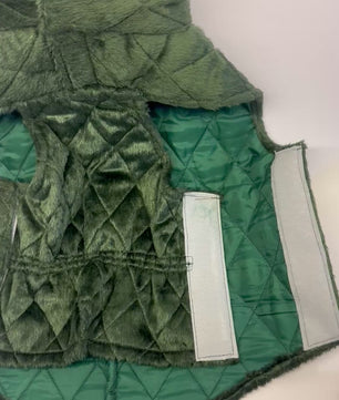 Pawgy Pets  Quilted Jacket (Olive Green) for Dogs & Cats