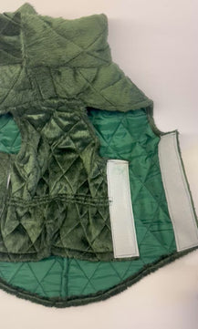 Pawgy Pets  Quilted Jacket (Olive Green) for Dogs & Cats