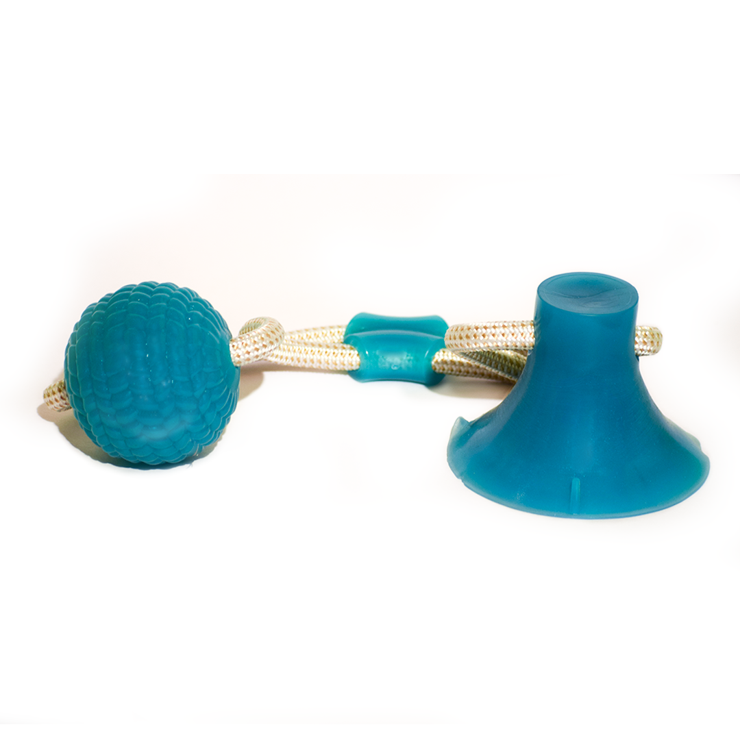 Basil Vacuum Cup Toy with Rope and ball Toy (Silicon)