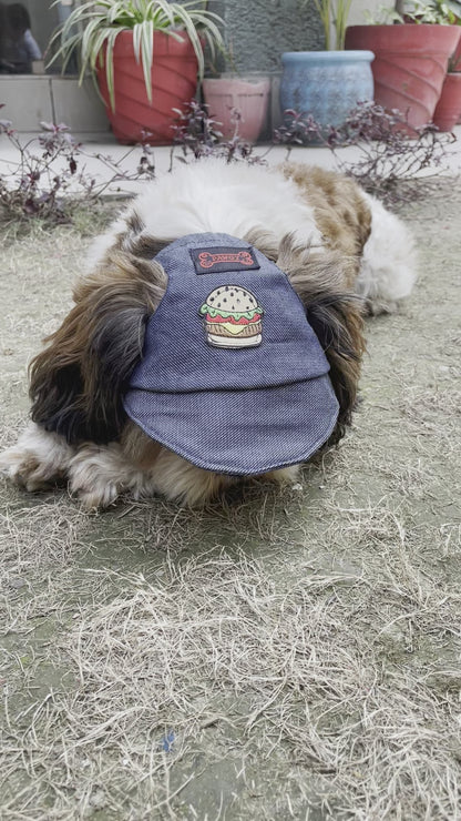 Pawgy Pets Dog Cap: Denim for Dog & Cats