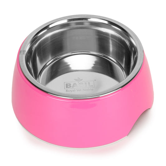 Basil Bowl Melamine Solid Color Pink
